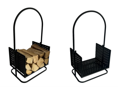Rectangle Log Holder with Handle